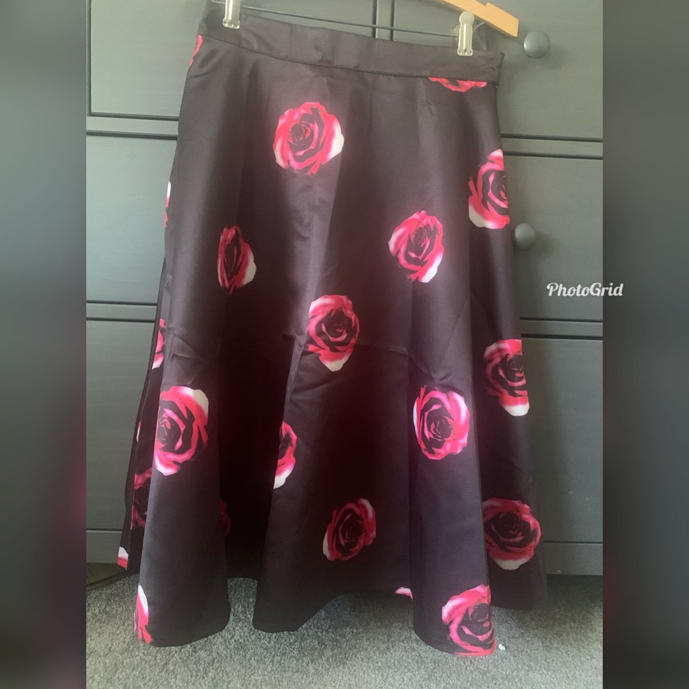 Black circle skirt (L)